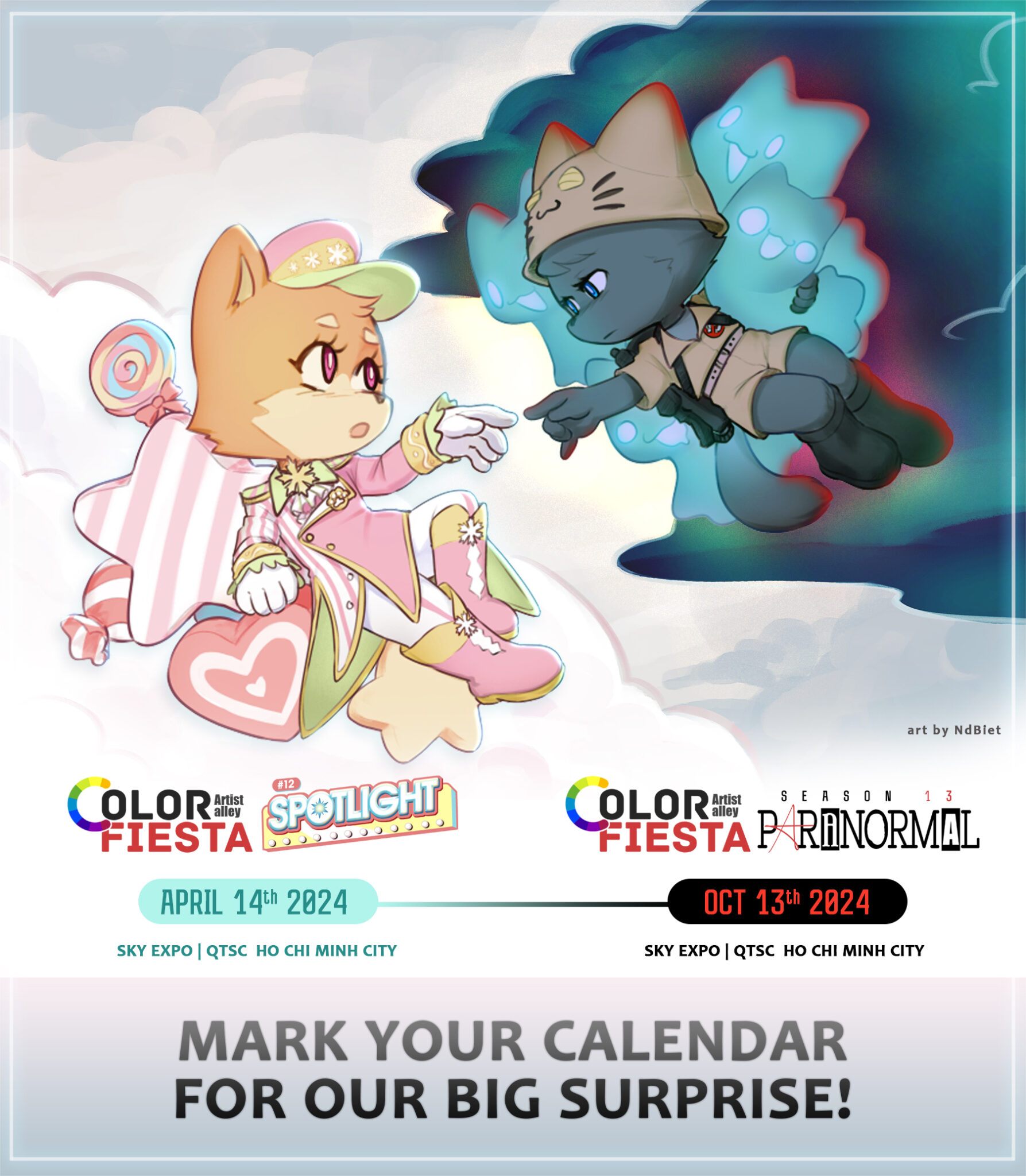 Annoucement Color Fiesta 2024 Schedule colorfiesta.vn
