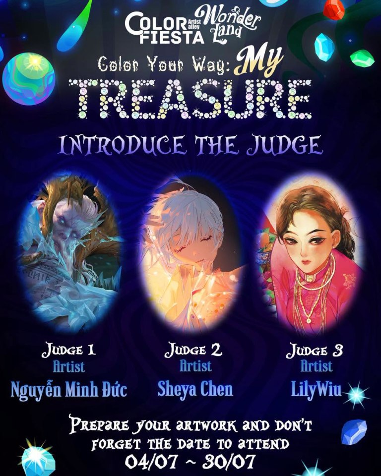 MEET THE JUDGES OF COLOR YOUR WAY – Color Fiesta Artist Alley